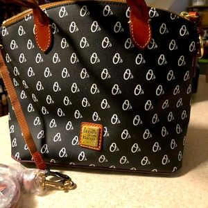 Dooney & Bourke oriole’s logo purse